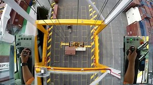 74K views · 1.2K reactions | Rotating STS Gantry Crane DUAL CAM 90 degrees Left+Right Cabin and Joystick view | Operators | Facebook