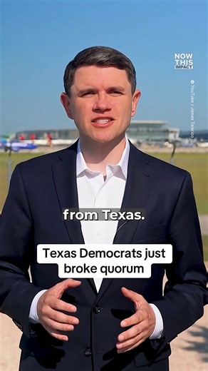 Texas Democrats have taken action against Republican-led redistricting by breaking quorum — deliberately leaving the state to prevent the Texas House from having enough members present to legally vote on measures that could disenfranchise voters in the midterm elections. | NowThis Daily