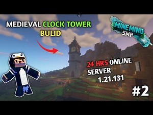 #2/MEDIEVAL CLOCK tower🗼MINE MIND SMP...#minemind#shorts