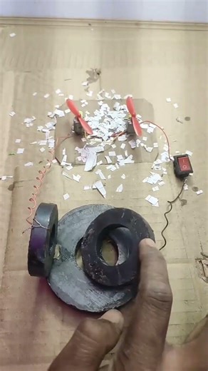 DC Motor Project with Magnet & Drone Motor #shorts #youtubeshorts #dcmotor #ytshorts #dcmotorproject