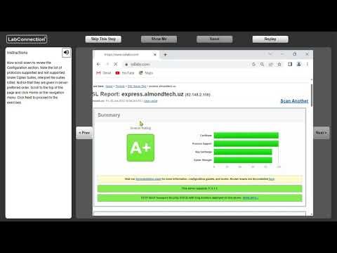 Simulation 4-1: SSL Server Test