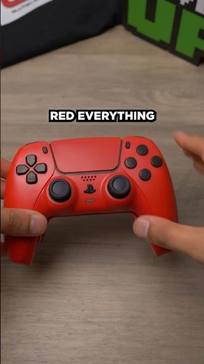 Custom PS5 Pro Controllers 2 Paddles + Mouse Click Triggers Black and Red 🔥 #customps5controller