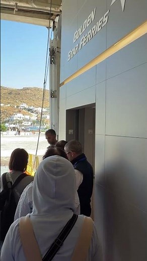 希臘 聖托里尼 搭渡輪 Greece Santorini #15 【 #popo543 】 #shorts #greece #fyp #travel #vlog