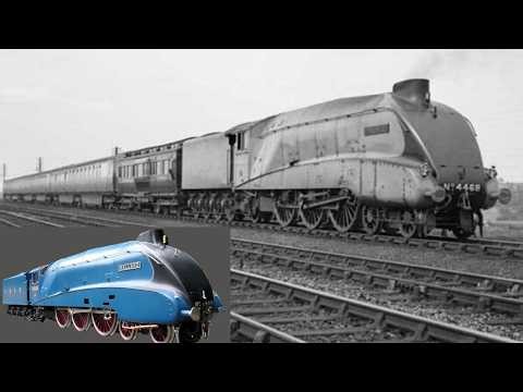 The Mallard record run of 126 MPH on 3 July 1938 re-enacted in 0 gauge in the Garden