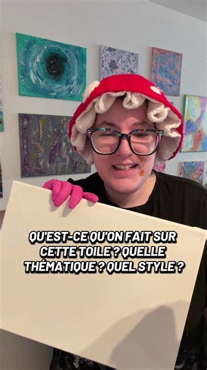 Écrit en commentaire qu’est-ce quond créé avec cette toile 😍🌟👀 #ideas #suggestions #help #paint