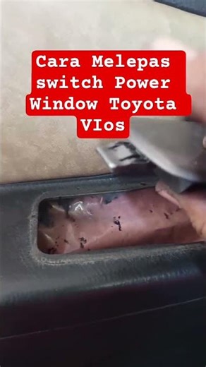 How to remove the Toyota Vios power window switch #automotive
