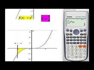 finding area under curve using calculator Casio fx991es