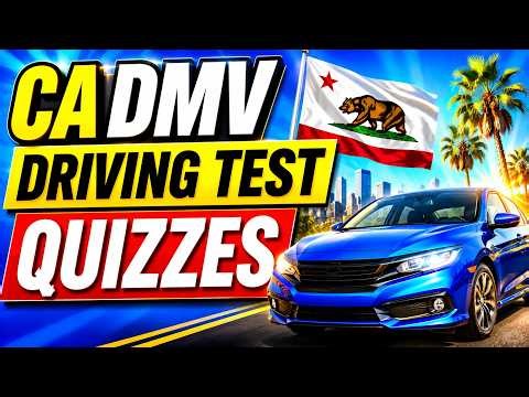 California DMV Test Questions & Answers