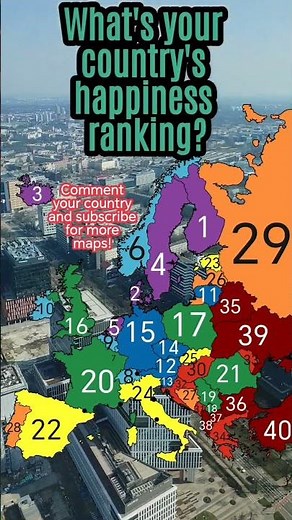 What's your country's happiness ranking? #mapping #happiness
