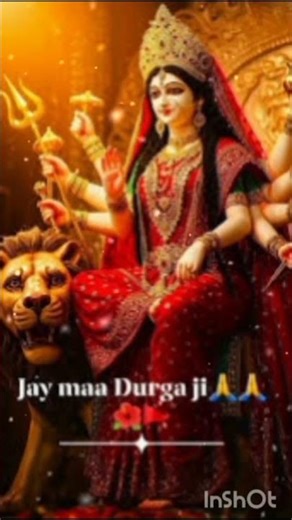 Jai Maa Durga 🙏Maa Durga Aayi Hai 💃Sherawali Maa Ki Jai 🐅Durga Maa Blessings ✨