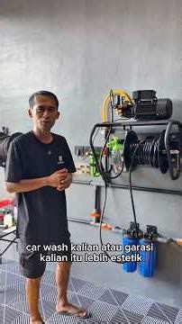 MYOBAIN BRACKET / AMBALAN MESIN JET CLEANER FULLSET GULUNGAN & SELANG SEPANJANG 15METER, JOSJIS POL