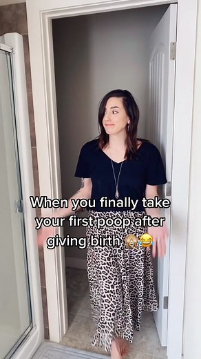 Honestly it was so scary 😂 I deserved the applause #thisispostpartum #postpartumrecovery #newmom #newmomsoftiktok #postpartum