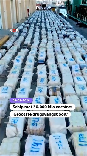 Schip met 30.000 kilo cocaïne: 'Grootste drugsvangst ooit'