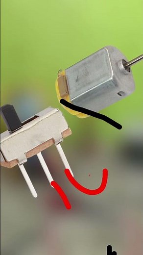 Cómo HACER un Circuito Eléctrico ON/OFF Fácil ⚡ (Encendido y Apagado con Motor DC)