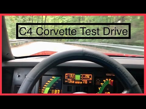 C4 Corvette Test Drive!(0-60, Acceleration, Fast)