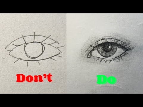 “Don’t VS Do | How to Draw Eyelashes || Drawing Tutorial” 👁️✨