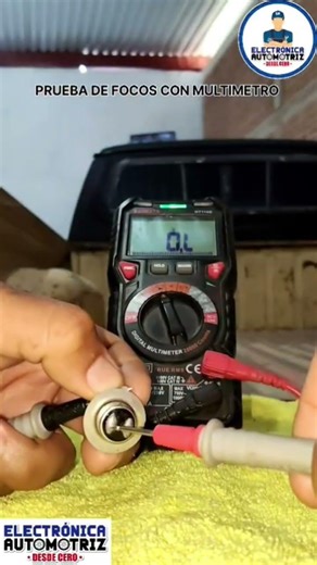 Headlight test with a multimeter!!! #automotiveelectronics #automobile