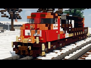 Minecraft CN SD75I Canadian National Train Tutorial