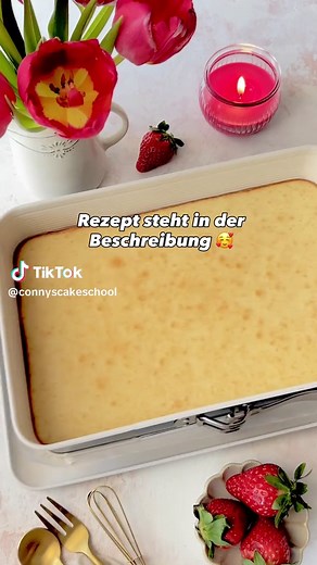 Frau Holle Kuchen mit Erdbeeren – Ein einfaches Rezept