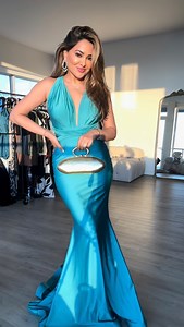 326K views · 1K reactions | GRWM: An Aqua Evening Dress✨ Absolutely...