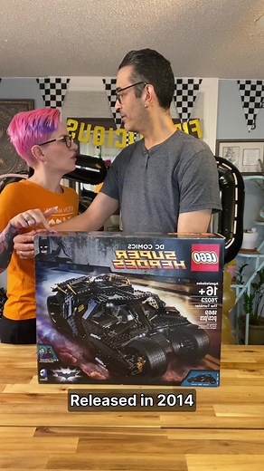 Today I turn 50(Halfway to 100) and I’m going to build the Batman Tumbler that my amazing wife got me for my Birthday! …so follow along and let’s get this awesome set built!! …Finally!!! • 👆🏼AFOLs will understand…what’s the oldest set in🫵🏼your backlog? • • • #lego #legospeedchampions #speedchampionsraceway #legocar #toys #batmobile #tumbler #birthday
