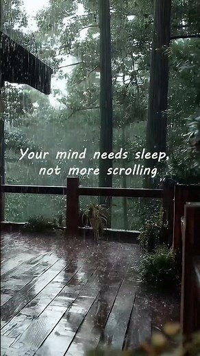 🌧️ Cozy Rain Cabin Vibes 🌙 | Pure Peace ASMR