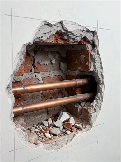 You’ll want to watch this repair all the way to the end! 👀🔥 A damaged section with gaps and rough edges gets a complete professional makeover. The worker carefully prepares the surface, fills the empty spaces, secures the damaged area and creates a smooth, even finish. What looks like a major problem slowly becomes a clean and finished repair. 🛠️🧱 The final result is incredibly satisfying and shows how much difference proper repair work can make. ✨ #OddlySatisfying #RestorationWork #Satisfyi