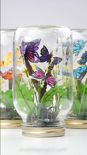 Paper Butterfly Terrarium 🦋 🌱 🦋