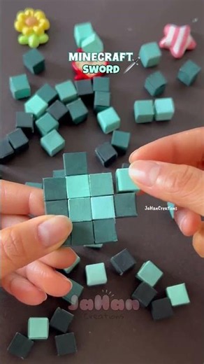 DIY Minecraft Sword ⚔️ #diy #papercraft #minecraft #shortvideo #craft