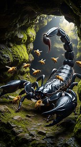 Epic Bee Revenge Sends Scorpion Running for Life 😱 #ScorpionVsBees #BeeAttack #NatureFight #WildlifeBattle #PredatorVsPrey #EpicNatureMoments #BeeRevenge #AnimalShowdown #InsectFight #NatureDocumentary | Bùi Văn Tuấn