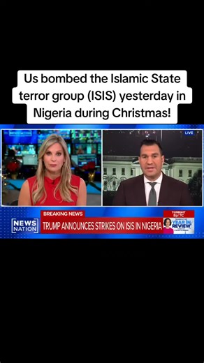 Donald J. Trump bombed the Islamic State terror group (ISIS) yesterday in Nigeria during Christmas! I said something yesterday when Benjamin Natanyahu (Israeli Prime Minister) warned about the Christian genocide in Nigeria yesterday December 25 at the time he was wishing Christians around the world happy Christmas: #viralvideos #fypシ゚ #fyp #tiktok #trending