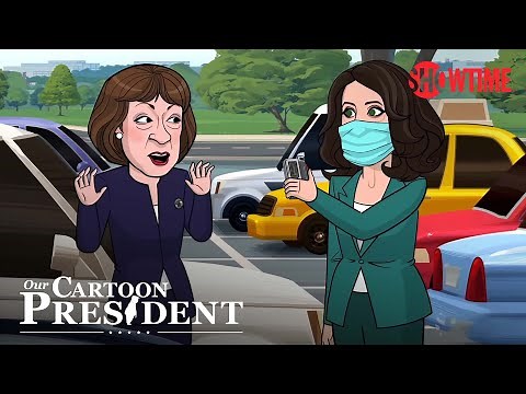 'Cartoon Susan Collins Dodges Everyone's Questions' Ep. 316 Clip | Our Cartoon President | SHOWTIME