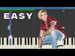How to play Let Me Love You - EASY Piano Tutorial - DJ Snake & Justin Bieber