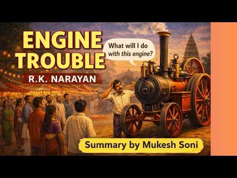 Engine Trouble by R.K. Narayan | Full Summary in English | BU-4th Sem. B.Com-General English
