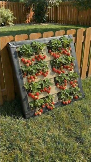 Grow More Strawberries in Small Spaces 🍓 DIY Pallet Vertical Garden Tutorial