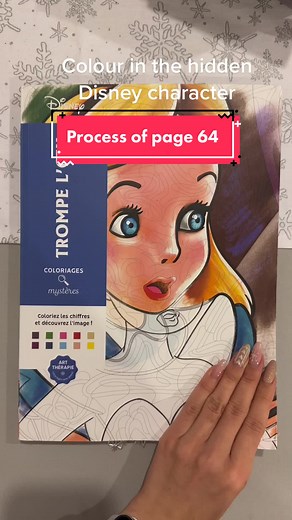 Disney Mystery Colouring Book | Adult Coloring Art Therapy