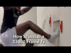 How to install the new 2025 85” Samsung Frame Pro