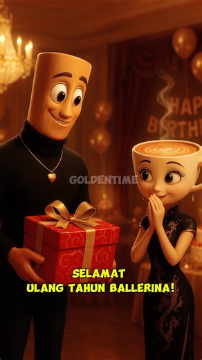 tung tung sahur memberi kado ulang tahun spesial🥰#anomali #shorts #tungtungtungsahur #cartoon