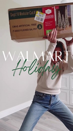 80K views · 451 reactions | We love our Walmart holiday decor finds this year! Sharing all our favorites over the next few weeks - starting with these flocked trees! If you haven’t shopped Walmart Christmas yet - check it out! So many pretty items at always affordable prices! #walmart #walmartdeals #walmartfinds #walmarthome #walmartholiday #christmas #christmasdecor #christmastree #holidaydecor #allthingschristmas | Nesting in Neutral | Facebook