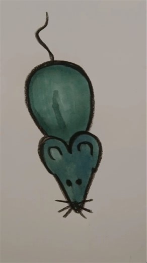 easy mouse #drawing #art #satisfying #drawing4kids #howtodraw #funny #shortvideo #shorts