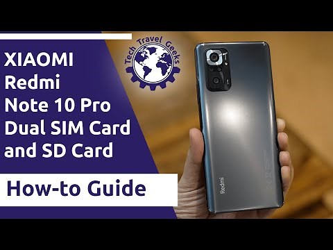 Xiaomi Redmi Note 10 Pro - How To Use Dual SIM Cards and SD Cards