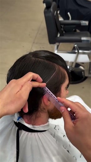Sectioning Technique for Fine Haircut Using Clippers #fade #barber #haircut