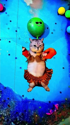 🖤❤️💙💚 balloons looks like caterpillar pop create green lake colorburst #asmr #poppballons #foryou