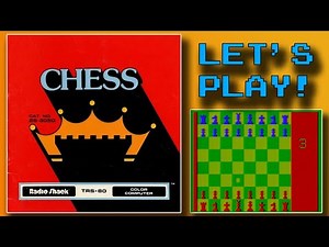 Chess (TRS-80 Color Computer, 1980) - Let's Play!