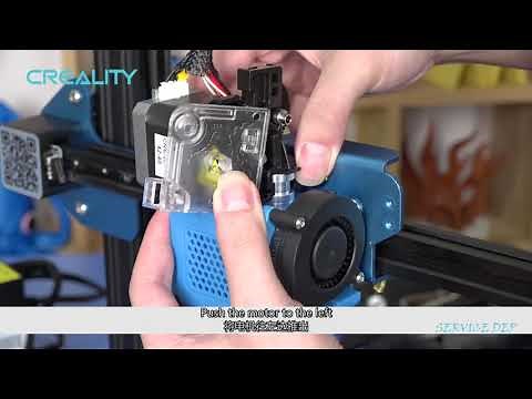 Service tutorial CR - 10 V3 replace the nozzle and clean the throat