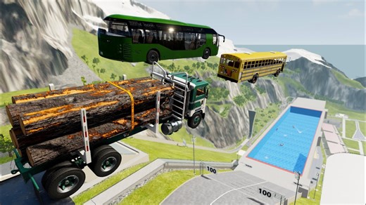 40K views · 391 reactions | High Speed Jumps In Pool - BeamNG.drive | Drive Gameplay | Facebook