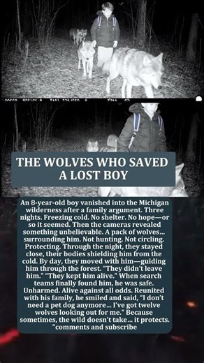 THE WOLVES WHO SAVED A LOST BOY