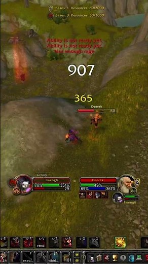 WoW Classic Era arms warrior pvp Arathi Basin highlight #53 - 1v1 against a shadow priest!💪💪