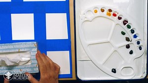 FREE LESSON: The Portrait in Watercolor: Watercolor Sketches with Mark Westermoe. In this lesson, Mark describes the tools and the materials useful for your work in watercolor. Then he paints a watercolor sketch on a small scale so you can see color and value relationships without getting deep into details and small planes. For more free lessons, please check out our IGTV or our YouTube channel: https://www.youtube.com/user/NewMastersAcademy | New Masters Academy