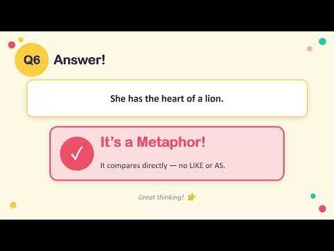 Similes and Metaphors for Kids | Easy Lesson with 12 Fun Examples